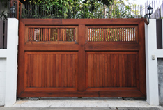 Bespoke wooden gate